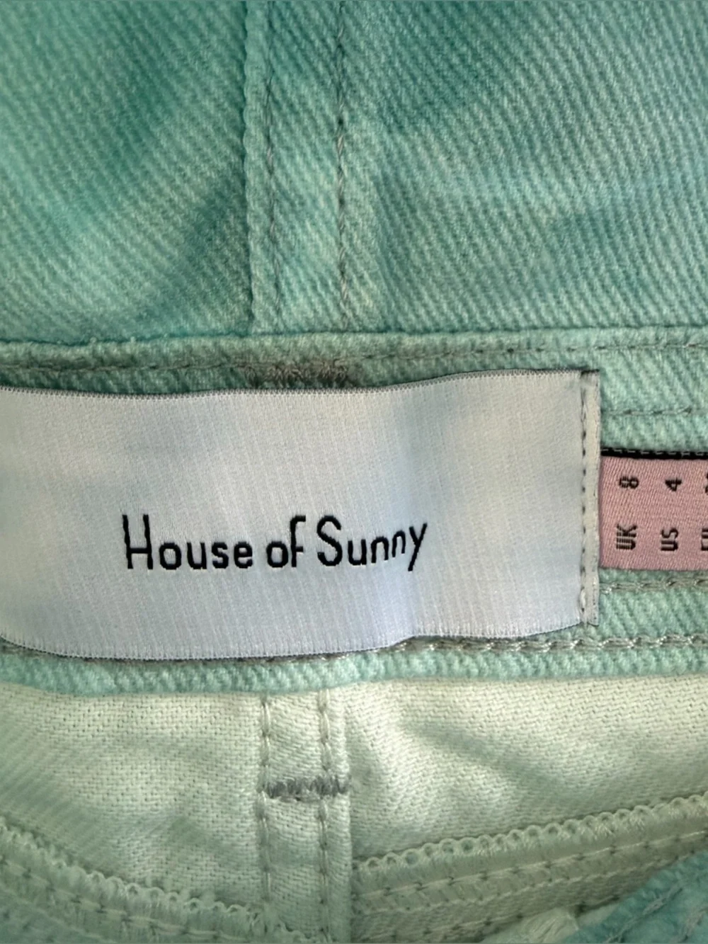 Free People House Of Sunny Overalls Women’s US Sz 4 Pure Shores Ocean Wash - Picture 5 of 13